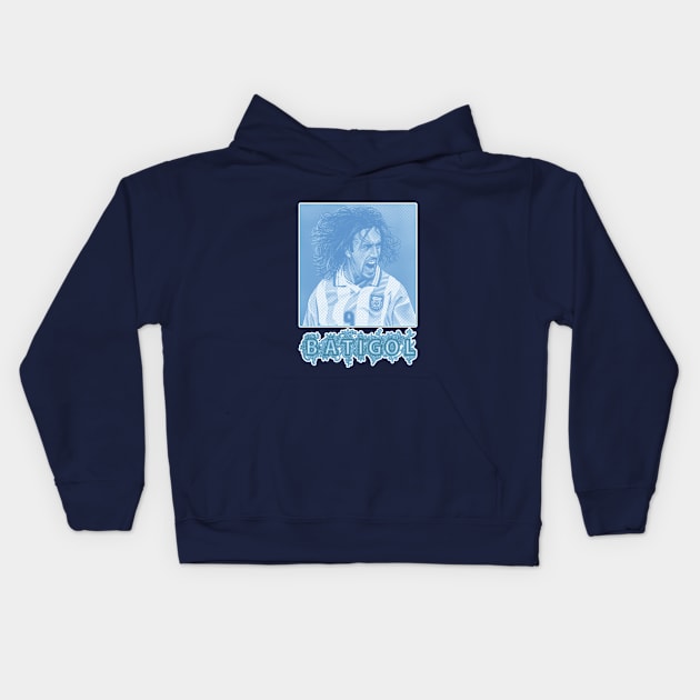 OG GABRIEL BATISTUTA - Batigol Kids Hoodie by OG Ballers